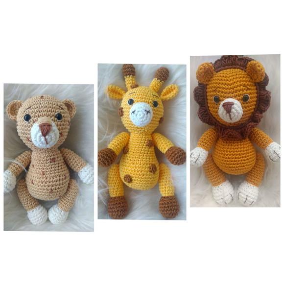 Trio Safari Amigurumi