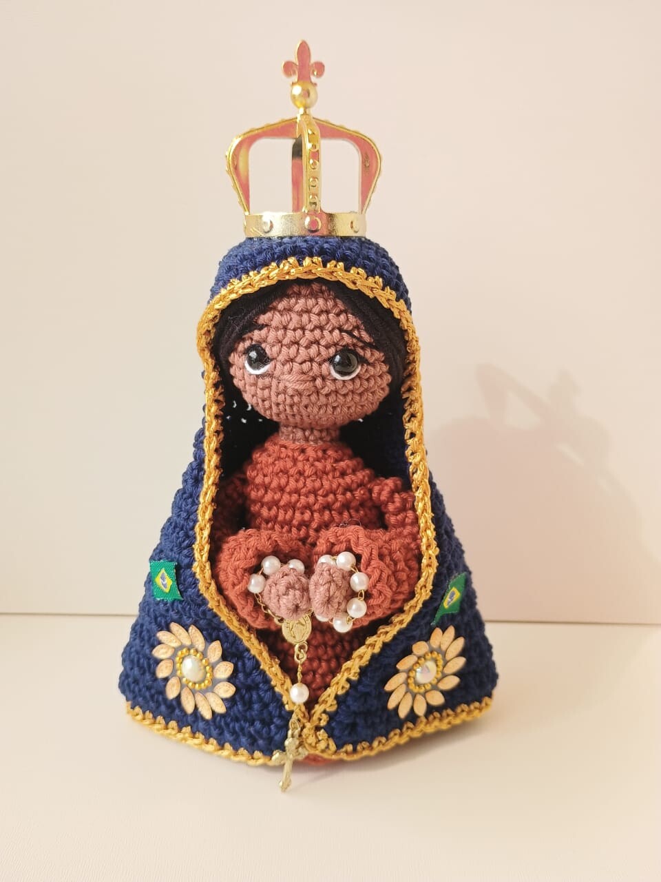 Nossa senhora Aparecida em crochê