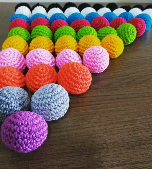 10und Bola de Crochê Sensorial
