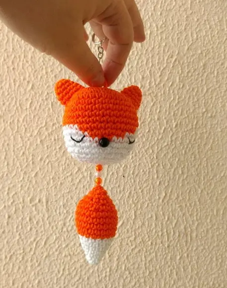 20und Chaveiro Raposa Amigurumi