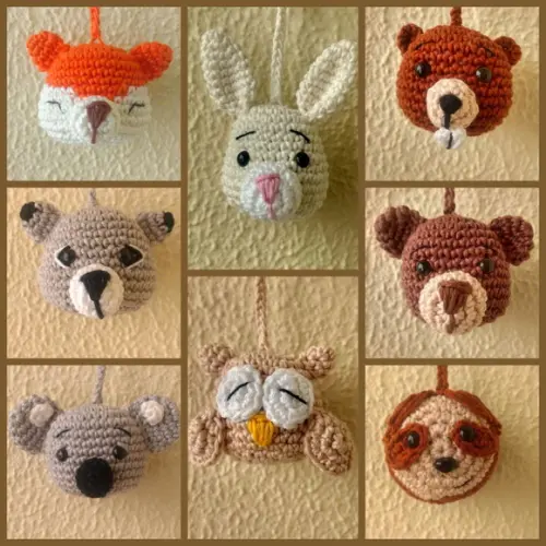 25und Chaveiro Animais do Bosque com Tag