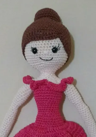 Bailarina em crochê