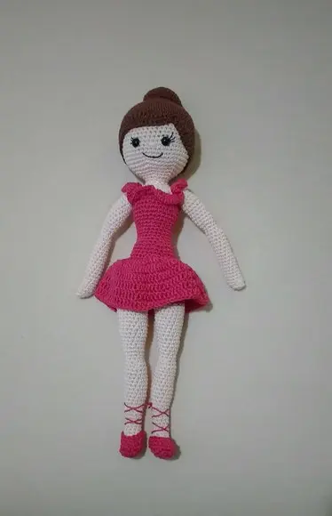 Bailarina em crochê