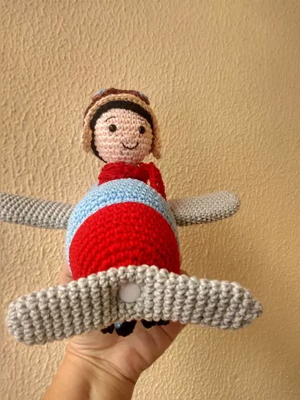 Boneco Aviador