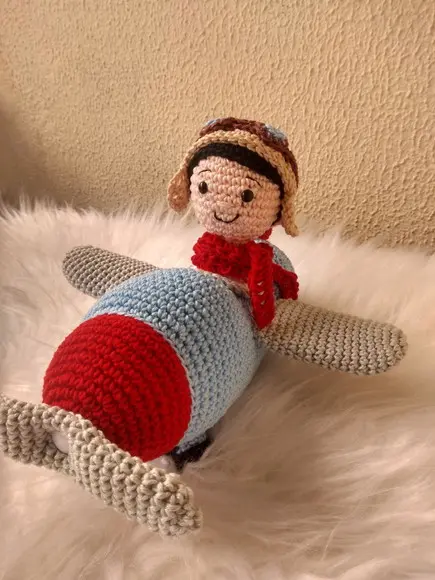 Boneco Aviador