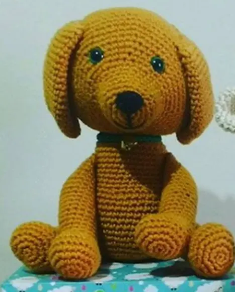 Cachorro em crochê