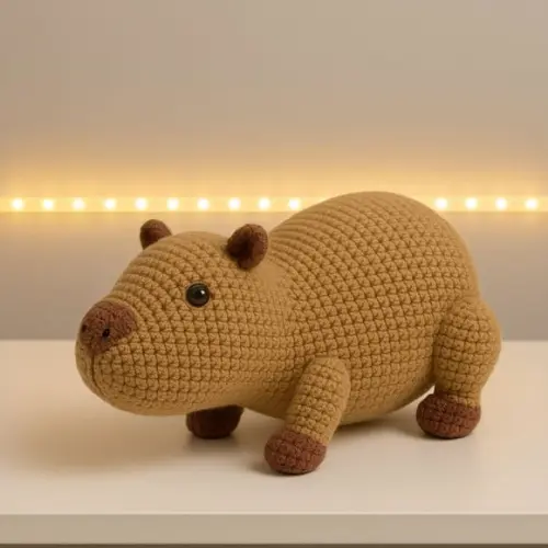 Capivara de Crochê