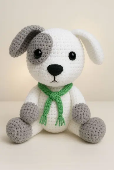 Cachorro em Crochê
