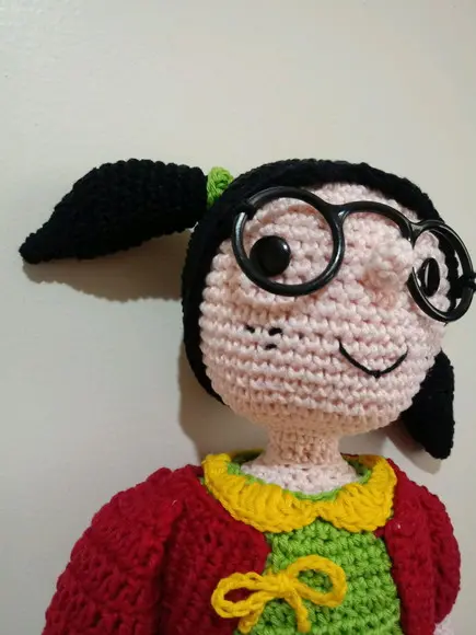 Chiquinha crochê (em pé)