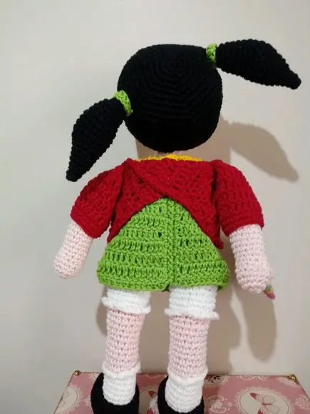 Chiquinha crochê (em pé)