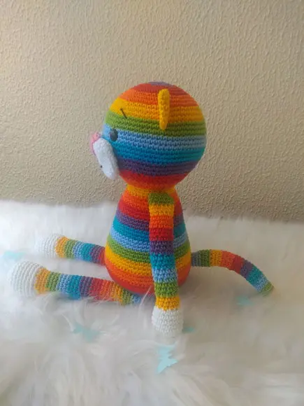 Gato Colorido Amigurumi