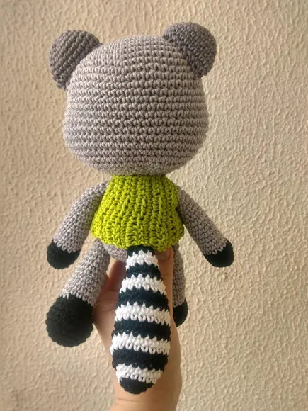 Guaxinim Amigurumi