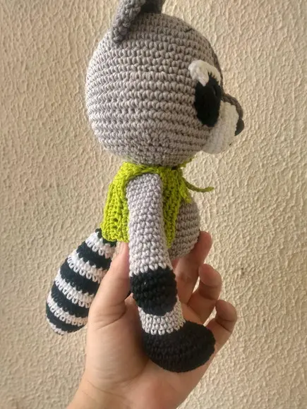 Guaxinim Amigurumi