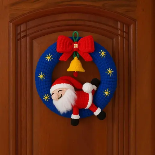 Guirlanda de Natal em Crochê