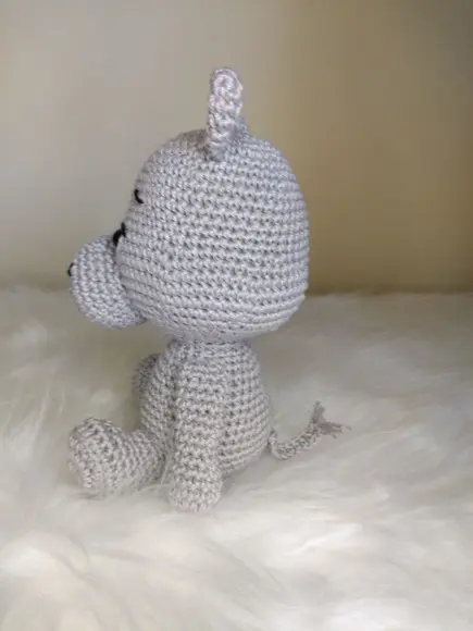 Hipopótamo Amigurumi