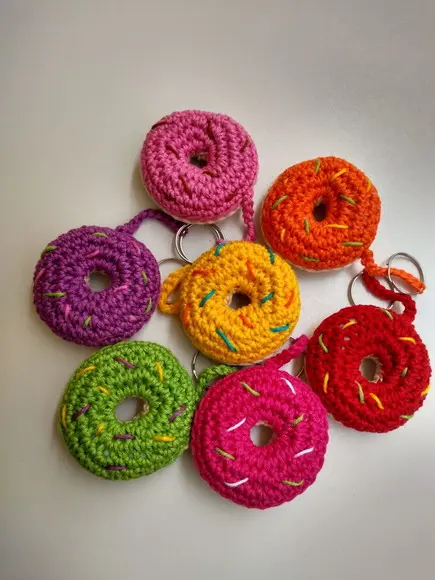 Kit 10 Chaveiros Doces - Lembrancinhas Amigurumi
