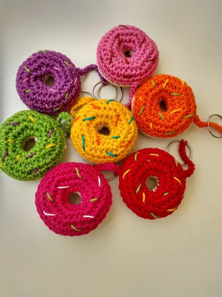 Kit 10 Chaveiros Doces - Lembrancinhas Amigurumi