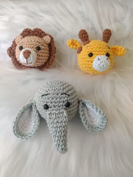 Kit 20 Chaveiros Bichinhos- Lembrancinhas Amigurumi