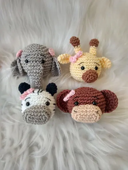 Kit 20 Chaveiros Bichinhos- Lembrancinhas Amigurumi