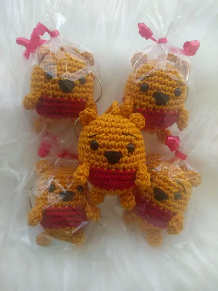 Kit 25 Lembrancinhas Chá de Fraldas ? Ursinho Pooh