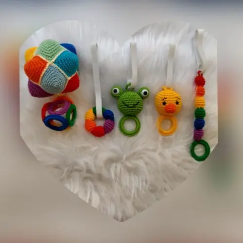 Kit Brinquedos Montessori com Brinquedos para Cavalete