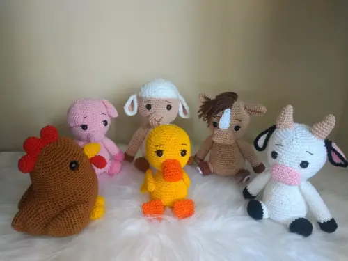 Kit Fazendinha Amigurumis- 5und