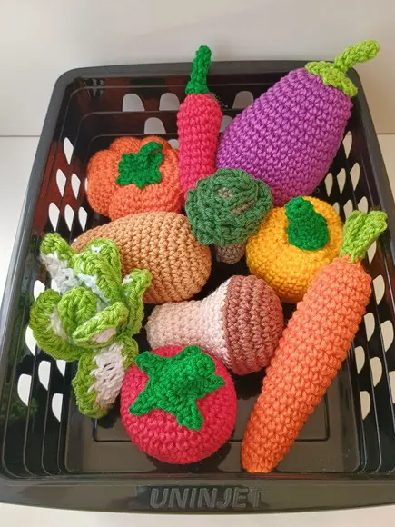 Kit Legumes Amigurumi - 10und