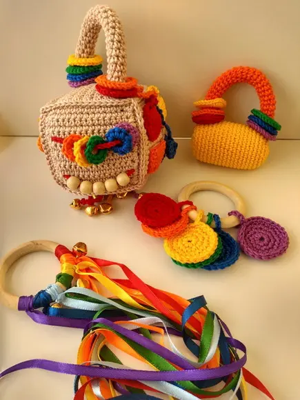 Kit Sensorial Montessori ´- Presente para Bebês