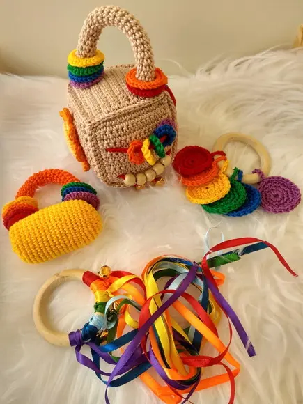 Kit Sensorial Montessori ´- Presente para Bebês