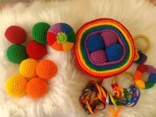 Kit Sensorial Montessori com Cestos de Atividades