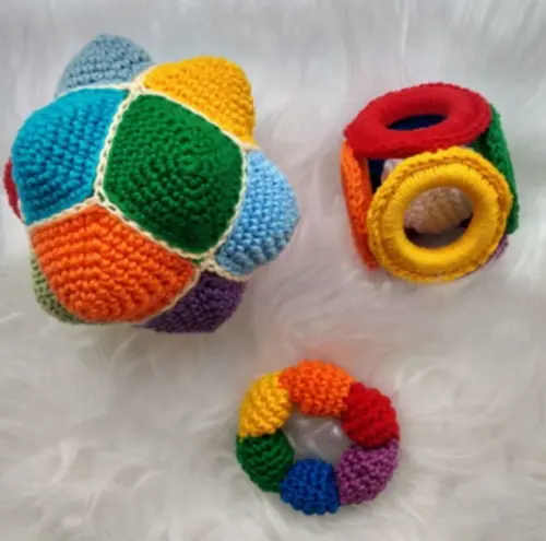 Kit Sensorial Montessori em Crochê