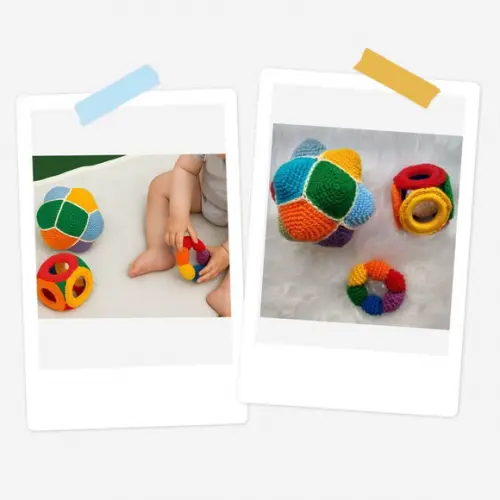 Kit Sensorial Montessori em Crochê