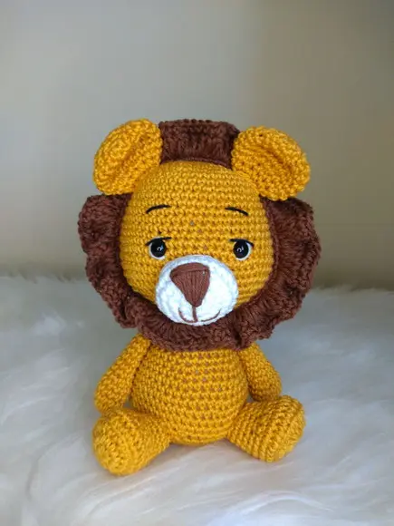 Leão Amigurumi