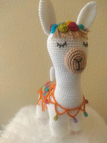 Lhama Amigurumi