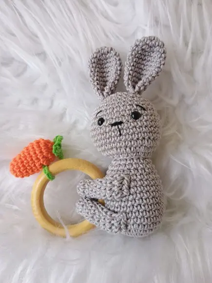 Mordedor Amigurumi Coelho