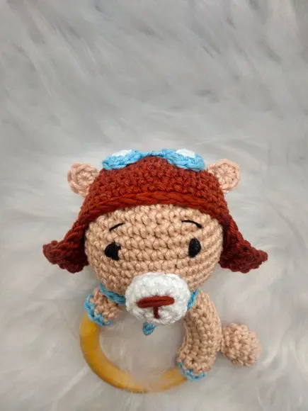 Mordedor Amigurumi Urso