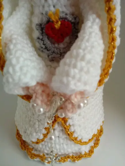 Nossa Senhora de Fátima em Crochê