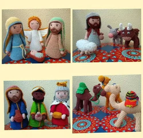 Presépio Amigurumi - 13 Peças
