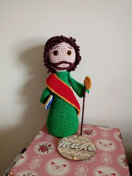 São Judas Tadeu amigurumi