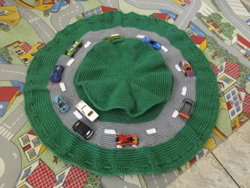 Tapete Estacionamento De Crochê