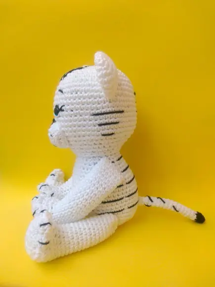 Tigre Branco Amigurumi