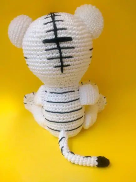 Tigre Branco Amigurumi
