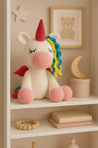 Unicórnio Amigurumi
