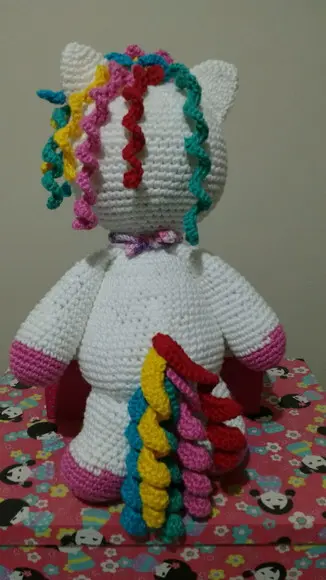 Unicórnio de crochê