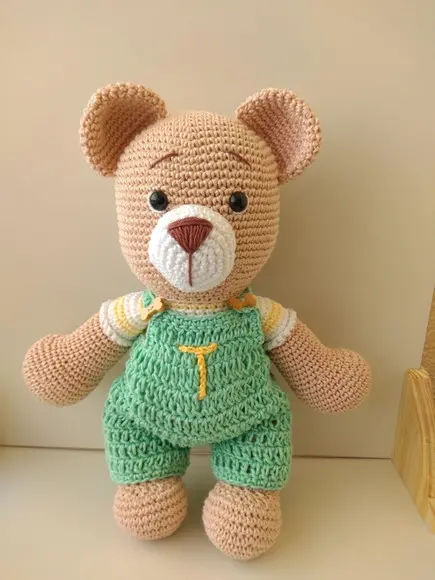 Urso Personalizado Amigurumi - 30cm