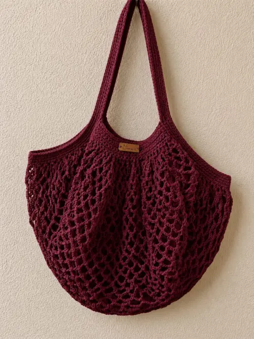 Bolsa de Crochê, Bolsa Rede de Crochê, Sacola Ecológica, Eco
