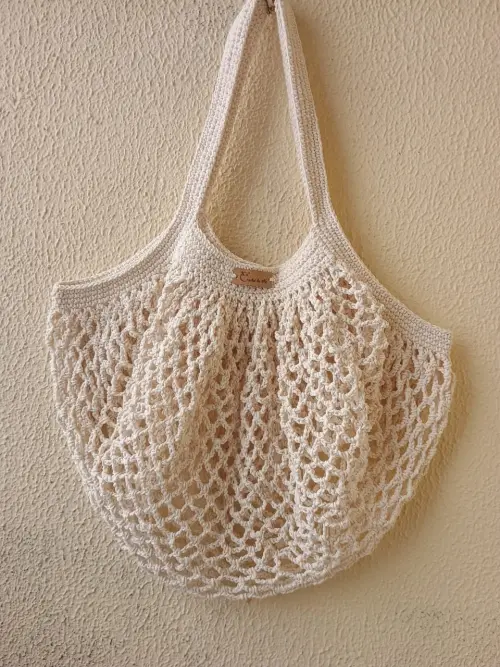 Bolsa de Crochê, Bolsa Rede de Crochê, Sacola Ecológica, Eco