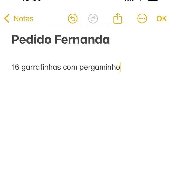 16 Garrafinhas Lembrança