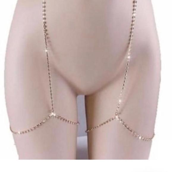 Bodychain Perna Strass