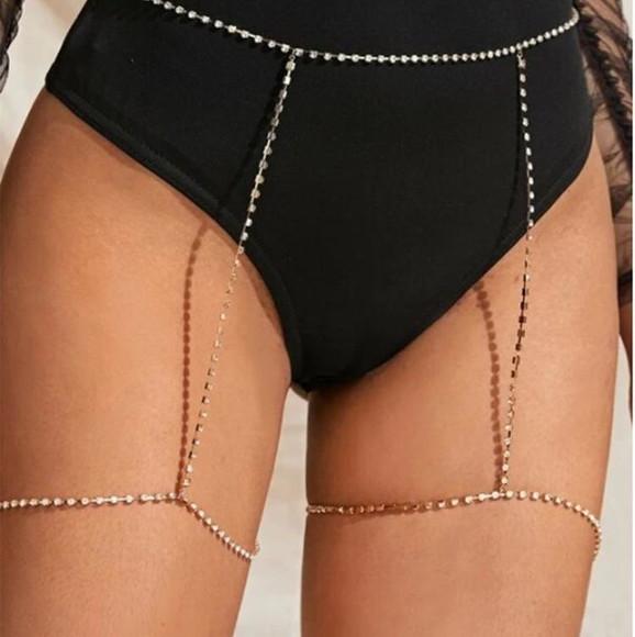 Bodychain Pernas Strass